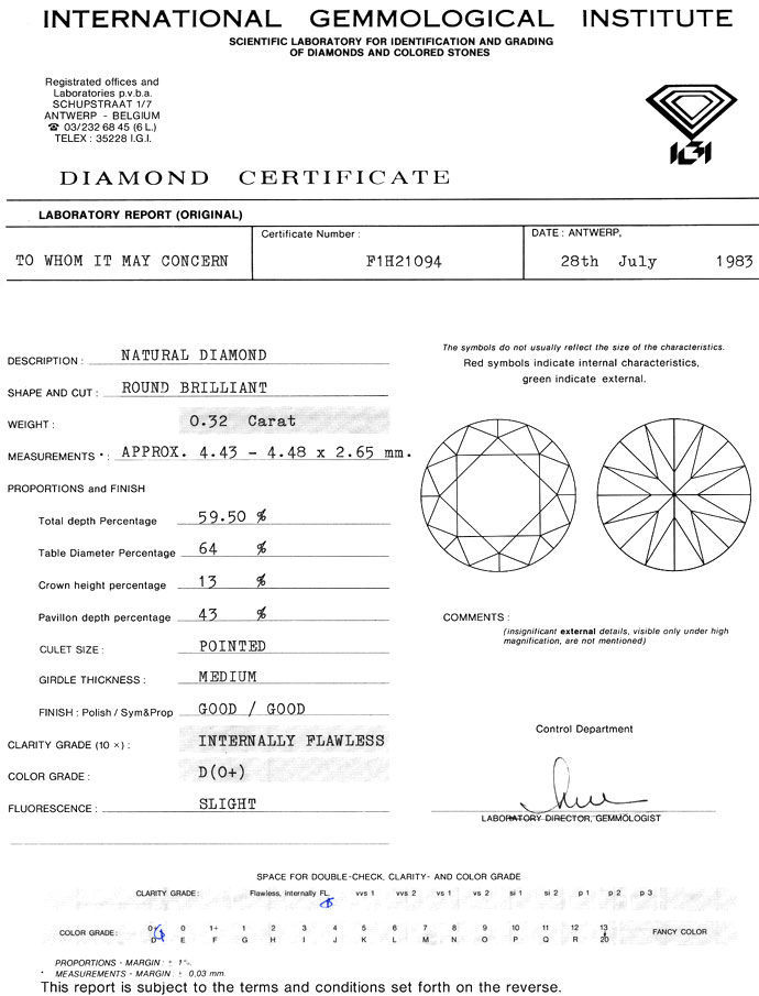 Foto 9 - Lupenrein River D 0,32ct Diamant mit Zertifikat von IGI, D6640