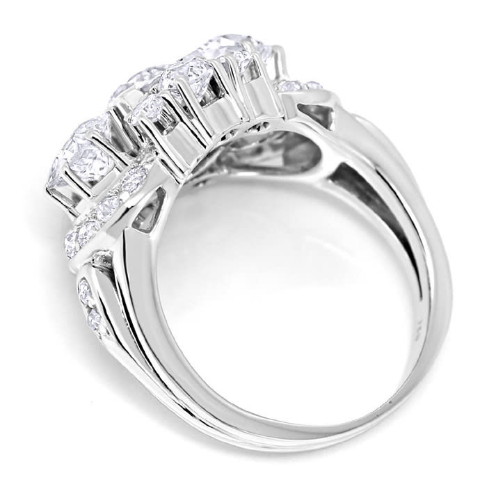 Foto 3 - Weißgold-Ring mit Riesigen Altschliff Diamanten 3,39ct, S3053