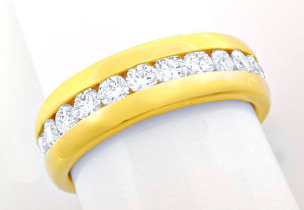 Foto 1 - Brillant Vollmemory Ring 18K Gelbgold Massiv, S8447