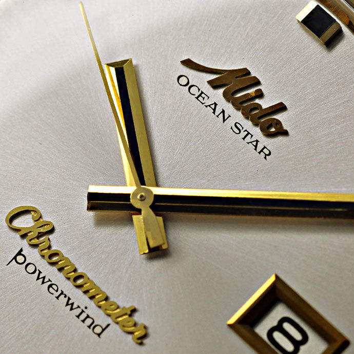 Foto 3 - Mido Oceanstar Powerwind Chronometer Herrenuhr 14K Gold, U2187